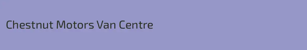 Chestnut Motors Van Centre